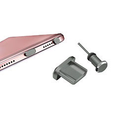 Staubschutz Stöpsel Passend USB-B Jack Android Universal H01 für Xiaomi Redmi 5 Dunkelgrau
