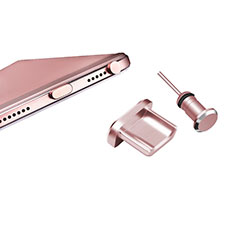 Staubschutz Stöpsel Passend USB-B Jack Android Universal H01 für Samsung Galaxy Core I8260 I8262 Rosegold
