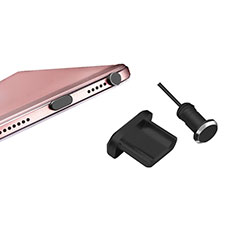 Staubschutz Stöpsel Passend USB-B Jack Android Universal H01 für Xiaomi Mi Mix 3 Schwarz