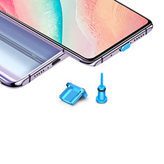 Staubschutz Stöpsel Passend USB-B Jack Android Universal H02 für Huawei MatePad 5G 10.4 Blau