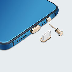 Staubschutz Stöpsel Passend USB-C Jack Type-C Universal H05 für Samsung Galaxy A51 4G Gold