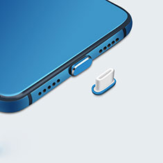 Staubschutz Stöpsel Passend USB-C Jack Type-C Universal H07 für Samsung Galaxy Z Flip 5G Blau