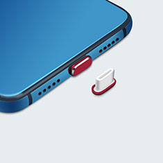 Staubschutz Stöpsel Passend USB-C Jack Type-C Universal H07 für Samsung Galaxy Tab S6 Lite 10.4 SM-P610 Rot