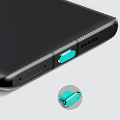 Staubschutz Stöpsel Passend USB-C Jack Type-C Universal H08 für Samsung Galaxy J5 2017 SM-J750F Grün
