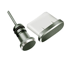 Staubschutz Stöpsel Passend USB-C Jack Type-C Universal H09 für Oneplus Nord N10 5G Schwarz