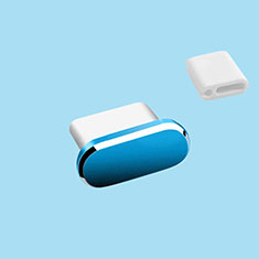 Staubschutz Stöpsel Passend USB-C Jack Type-C Universal H10 für Oppo A2m 5G Blau