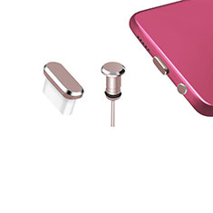 Staubschutz Stöpsel Passend USB-C Jack Type-C Universal H12 für Huawei Honor Pad 2 Rosegold