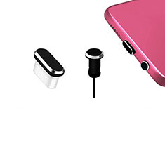 Staubschutz Stöpsel Passend USB-C Jack Type-C Universal H12 für Huawei Honor WaterPlay 10.1 HDN-W09 Schwarz