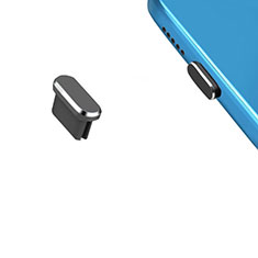 Staubschutz Stöpsel Passend USB-C Jack Type-C Universal H13 für Huawei Honor 7 Lite Dunkelgrau