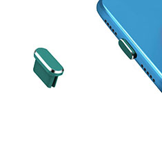 Staubschutz Stöpsel Passend USB-C Jack Type-C Universal H13 für Oppo A5 2020 Grün