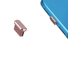 Staubschutz Stöpsel Passend USB-C Jack Type-C Universal H13 für Huawei Y7 2019 Rosegold