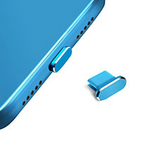 Staubschutz Stöpsel Passend USB-C Jack Type-C Universal H14 für Apple iPhone 15 Blau