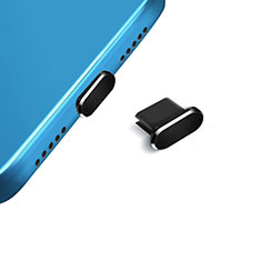 Staubschutz Stöpsel Passend USB-C Jack Type-C Universal H14 für Apple iPhone 15 Plus Schwarz