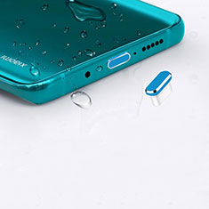 Staubschutz Stöpsel Passend USB-C Jack Type-C Universal H16 für Samsung Galaxy A3 2017 SM-A320F Blau