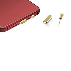 Staubschutz Stöpsel Passend USB-C Jack Type-C Universal H17 für Apple iPhone 15 Plus Gold
