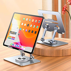 Tablet Halter Halterung Universal Tablet Ständer N04 für Apple iPad 10.2 (2020) Silber