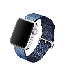 Uhrenarmband Milanaise Band für Apple iWatch 3 42mm Blau