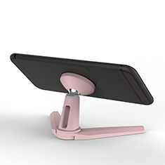 Universal Faltbare Ständer Handy Stand Flexibel für Motorola Moto G42 Rosa