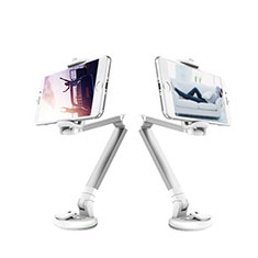 Universal Faltbare Ständer Handy Stand Flexibel T23 für Sony Xperia L3 Weiß