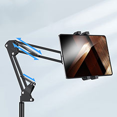 Universal Faltbare Ständer Tablet Halter Halterung Flexibel D02 für Apple iPad 10.2 (2020) Schwarz