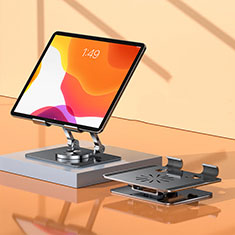Universal Faltbare Ständer Tablet Halter Halterung Flexibel D11 für Apple iPad 10.2 (2020) Schwarz
