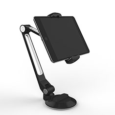 Universal Faltbare Ständer Tablet Halter Halterung Flexibel H04 für Apple iPad Air Schwarz