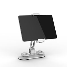 Universal Faltbare Ständer Tablet Halter Halterung Flexibel H11 für Apple iPad 10.2 (2020) Weiß