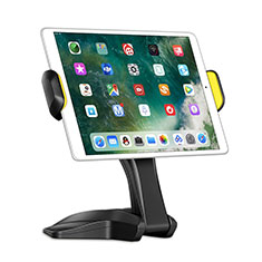 Universal Faltbare Ständer Tablet Halter Halterung Flexibel K03 für Apple iPad Mini 3 Schwarz
