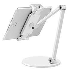 Universal Faltbare Ständer Tablet Halter Halterung Flexibel K04 für Apple iPad 10.2 (2020) Weiß