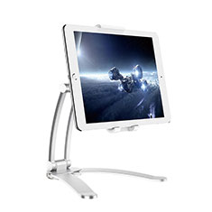 Universal Faltbare Ständer Tablet Halter Halterung Flexibel K05 für Huawei MediaPad M2 10.1 FDR-A03L FDR-A01W Silber
