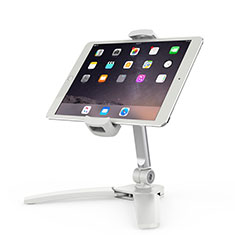 Universal Faltbare Ständer Tablet Halter Halterung Flexibel K08 für Apple iPad Air 4 10.9 (2020) Weiß