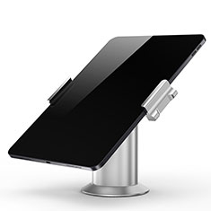 Universal Faltbare Ständer Tablet Halter Halterung Flexibel K12 für Samsung Galaxy Tab 4 8.0 T330 T331 T335 WiFi Silber