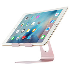 Universal Faltbare Ständer Tablet Halter Halterung Flexibel K15 für Apple iPad Mini 4 Rosegold