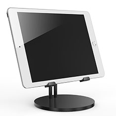 Universal Faltbare Ständer Tablet Halter Halterung Flexibel K24 für Apple iPad Air 5 10.9 (2022) Schwarz