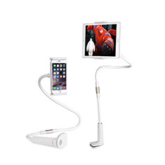Universal Faltbare Ständer Tablet Halter Halterung Flexibel T30 für Apple iPad 4 Weiß