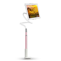 Universal Faltbare Ständer Tablet Halter Halterung Flexibel T36 für Apple iPad 3 Rosa