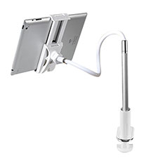 Universal Faltbare Ständer Tablet Halter Halterung Flexibel T36 für Samsung Galaxy Tab Pro 10.1 T520 T521 Silber