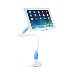 Universal Faltbare Ständer Tablet Halter Halterung Flexibel T41 für Apple iPad Mini 2 Hellblau