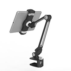 Universal Faltbare Ständer Tablet Halter Halterung Flexibel T43 für Apple iPad 4 Schwarz