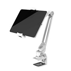 Universal Faltbare Ständer Tablet Halter Halterung Flexibel T43 für Apple New iPad Air 10.9 (2020) Silber