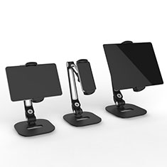 Universal Faltbare Ständer Tablet Halter Halterung Flexibel T44 für Huawei Mediapad T1 7.0 T1-701 T1-701U Schwarz