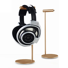 Universal Ständer Ohrhörer Headset Kopfhörer Stand Gold