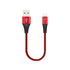 USB Ladekabel Kabel 30cm D16 für Apple iPad Pro 9.7 Rot