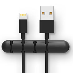 USB Ladekabel Kabel C02 für Apple iPhone SE Schwarz