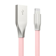 USB Ladekabel Kabel C05 für Apple iPhone 11 Pro Rosa