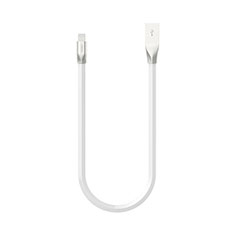 USB Ladekabel Kabel C06 für Apple iPhone SE3 (2022) Weiß