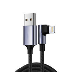 USB Ladekabel Kabel C10 für Apple iPhone 5 Schwarz