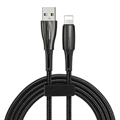 USB Ladekabel Kabel D02 für Apple iPhone 5 Schwarz