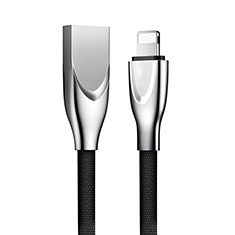 USB Ladekabel Kabel D05 für Apple New iPad 9.7 (2017) Schwarz