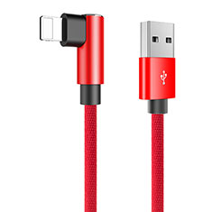 USB Ladekabel Kabel D16 für Apple iPad Mini 5 (2019) Rot